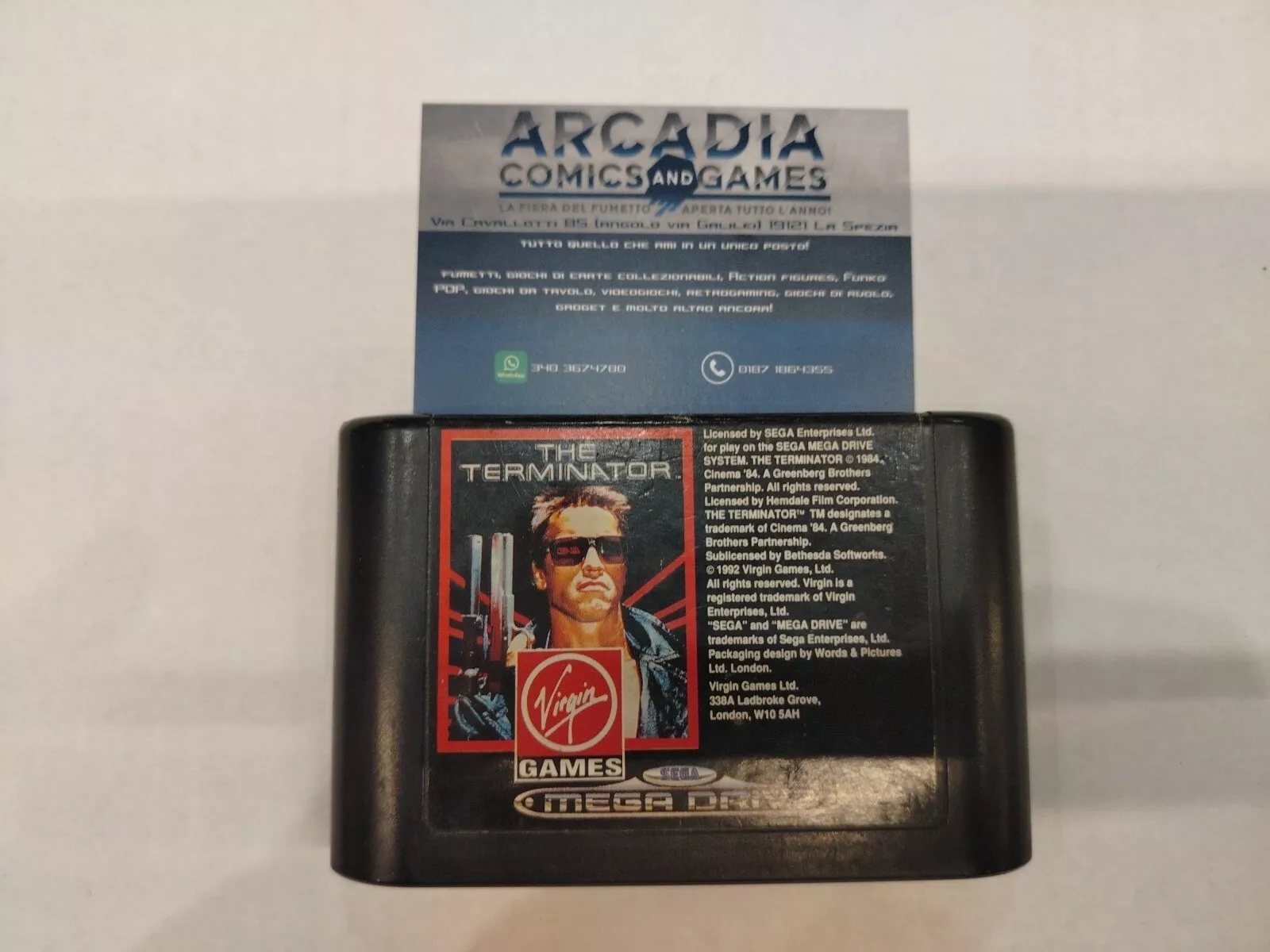 The Terminator SEGA Mega Drive PAL Loose Solo Cartuccia